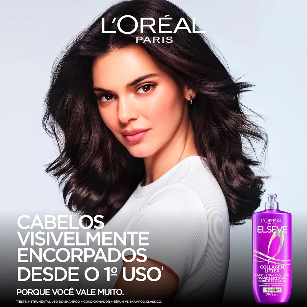 L'Oréal Paris Elseve Collagen Lifter Creme para Pentear Volume sem Frizz 250ml