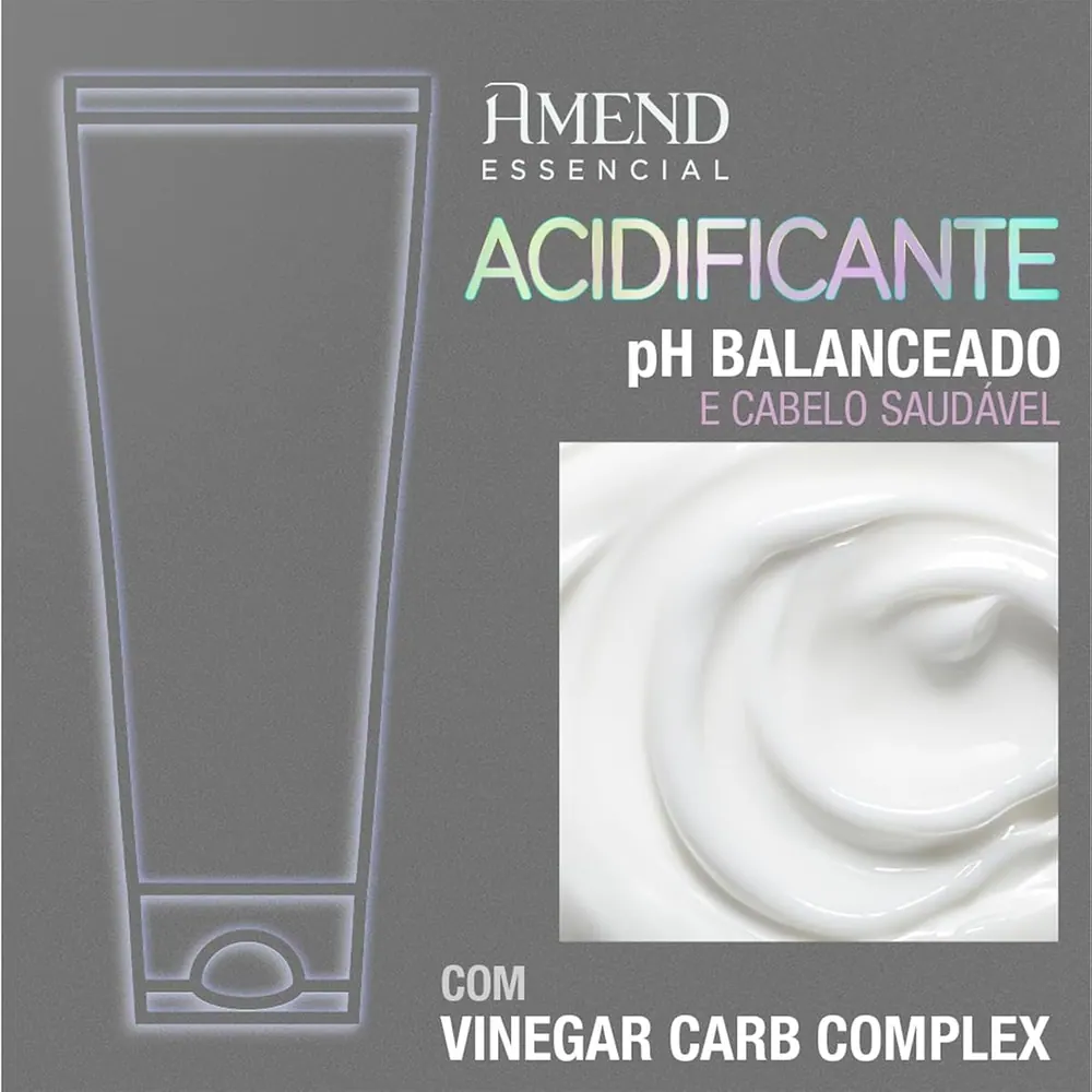 Amend Essencial Kit Leave-In Seca Sem Frizz 180ml + Máscara Acidificante 250g