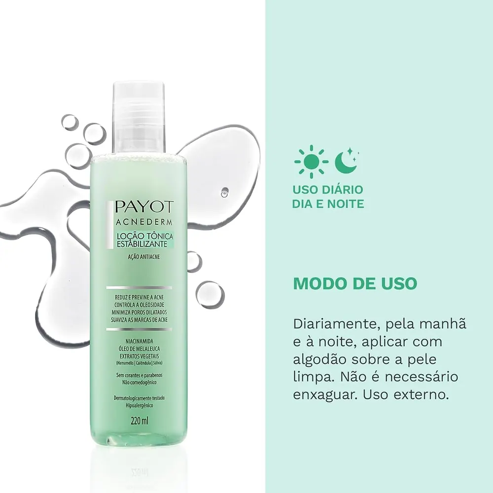 Payot Acnederm Loção Tônica Estabilizante 220ml