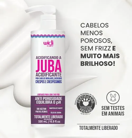 Widi Care Creme Acidificante Acidificando a Juba 500ml