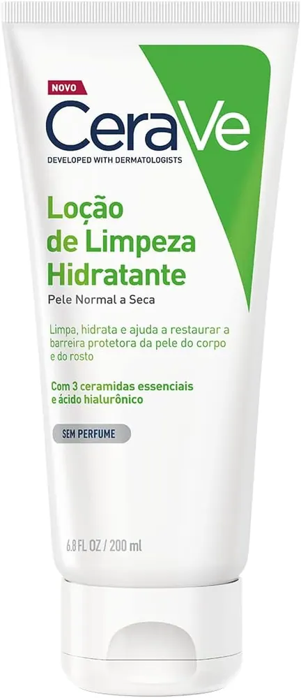 CeraVe Loção de Limpeza Hidratante Sem Espuma 200ml