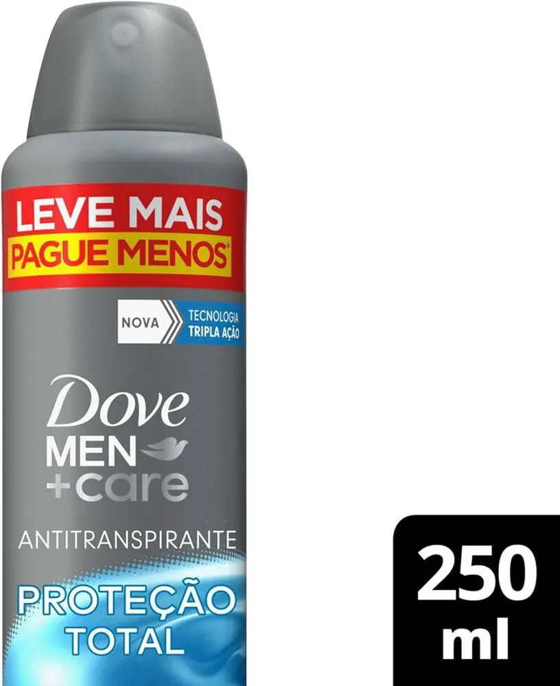 Dove Men+Care Antitranspirante Aerossol Proteção Total 250ml