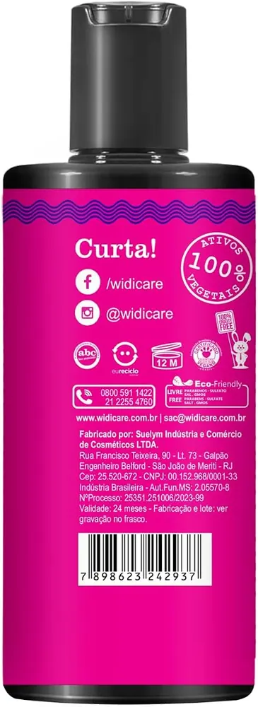 Widi Care Creme de Pentear Hidro-Reconstrutor Curvas Mágicas 300ml