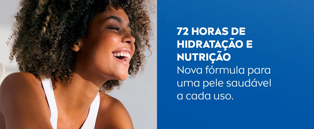Hidratação da pele com NIVEA Milk