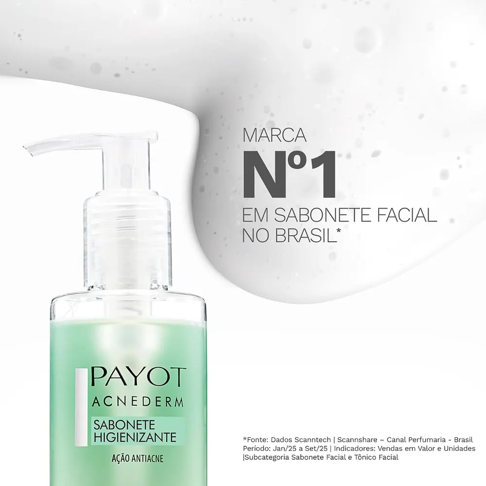 Payot Acnederm Sabonete Higienizante Facial 210ml