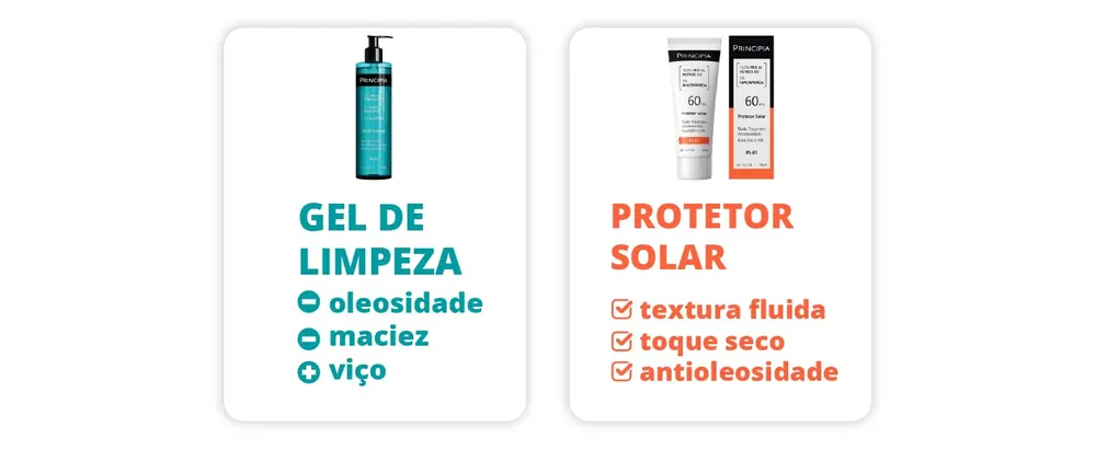Principia Kit Gel de Limpeza GL-01 + Protetor Solar PS-01 FPS 60 - imagem 2