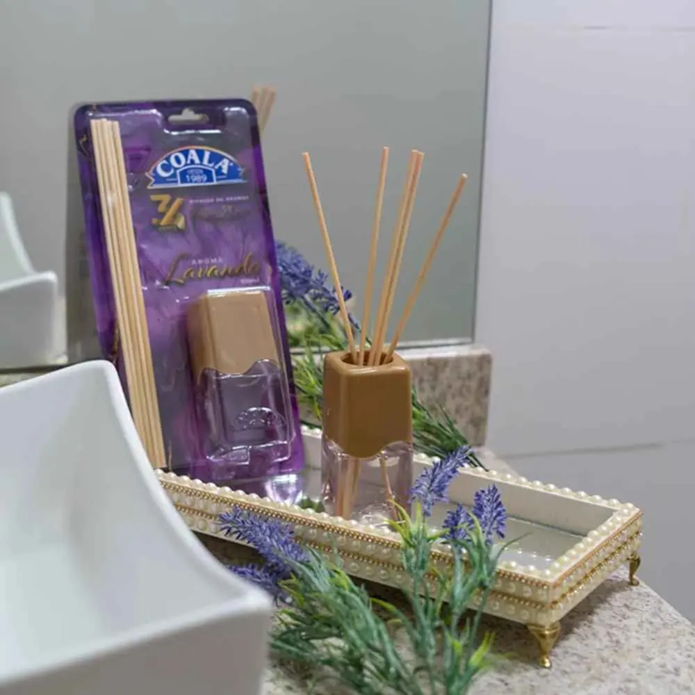 Difusor de Varetas Aromatizador de Ambiente Coala 100ml com Varetas - Lavanda