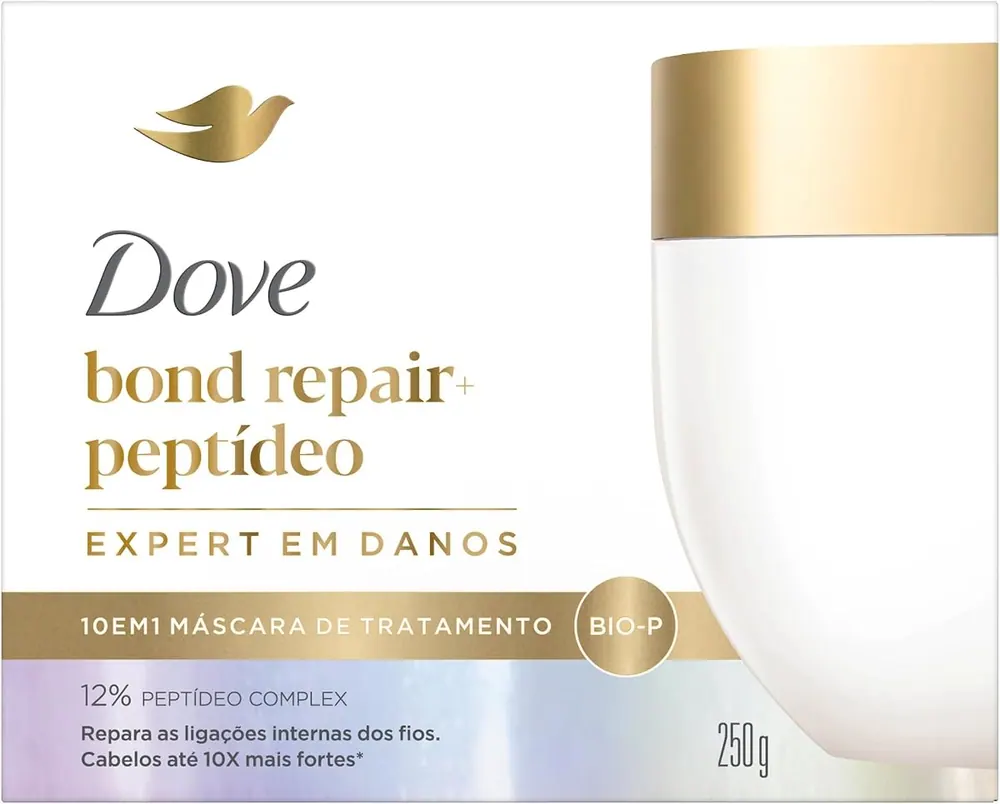 Dove Máscara Capilar 10 em 1 Bond Intense Repair + Peptídeo 250g