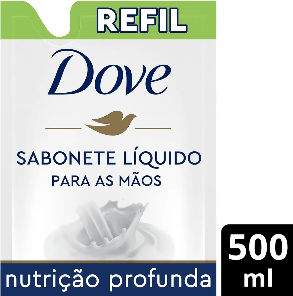 Dove Sabonete Líquido para Mãos Nutrição Profunda - Refil 500ml