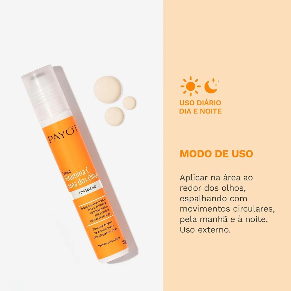 Payot Sérum Vitamina C para a Área dos Olhos 14ml
