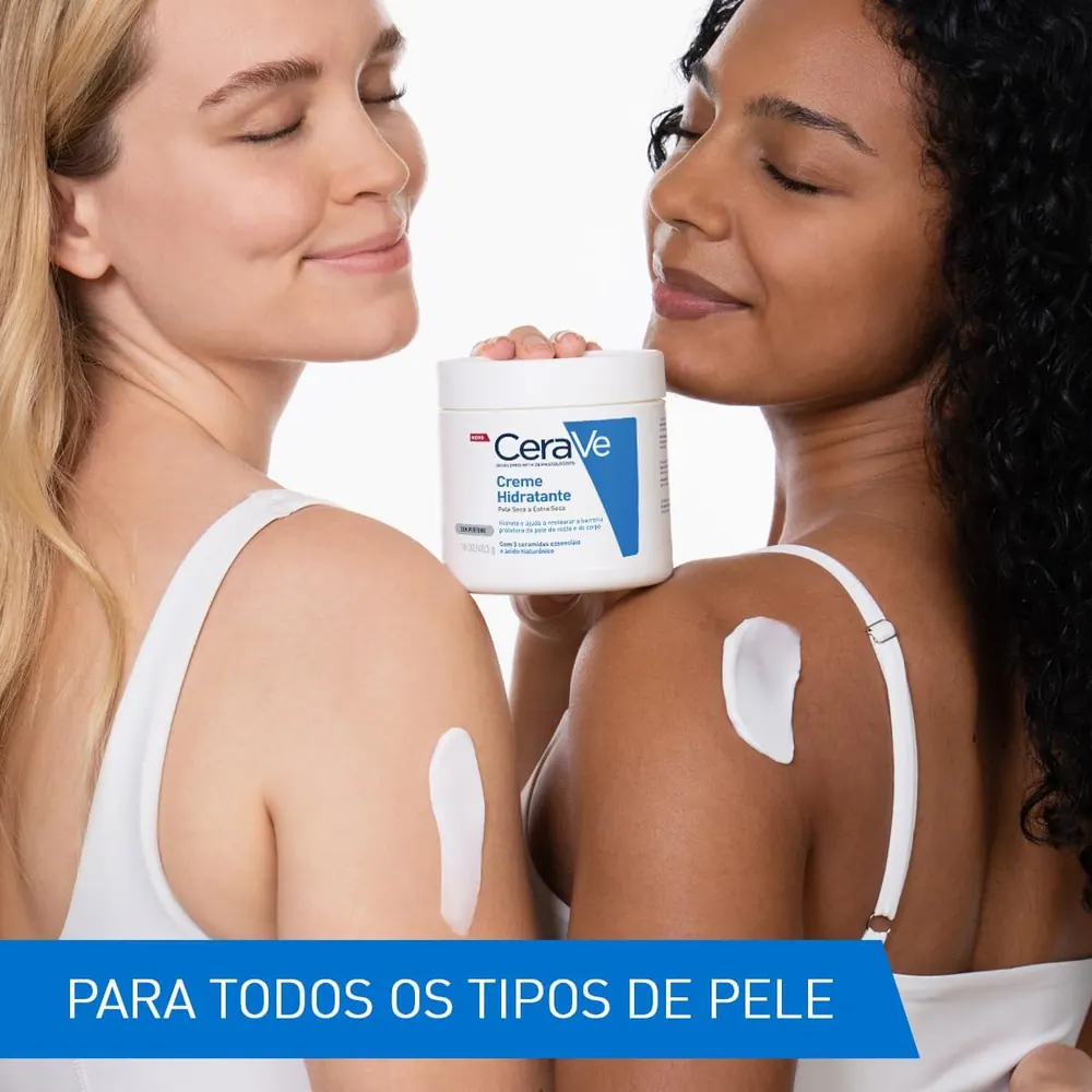 CeraVe Creme Hidratante Corporal Pele Seca a Extra Seca 453g