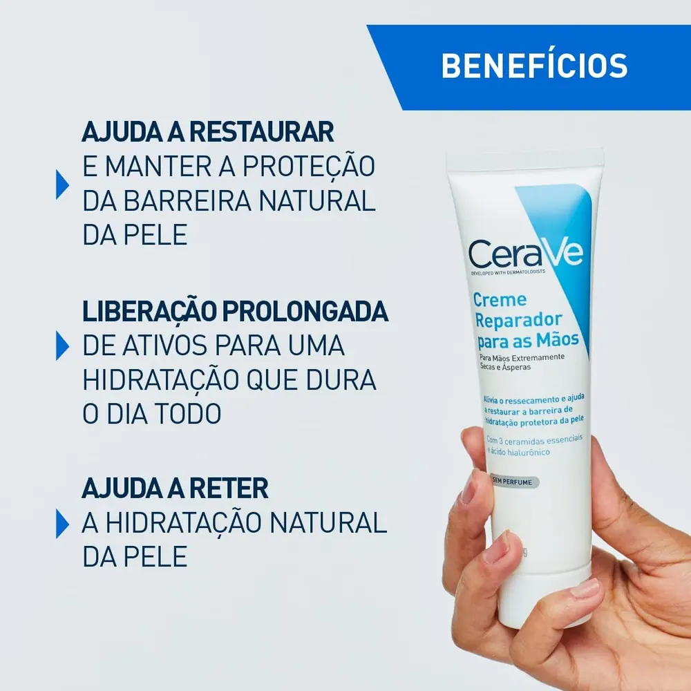 CeraVe Creme Reparador para Mãos 100ml