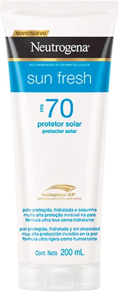 Neutrogena Sun Fresh Protetor Solar Corporal Loção FPS 70 200ml