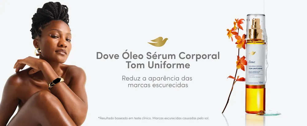 Dove Óleo Sérum Corporal Tom Uniforme - imagem 1
