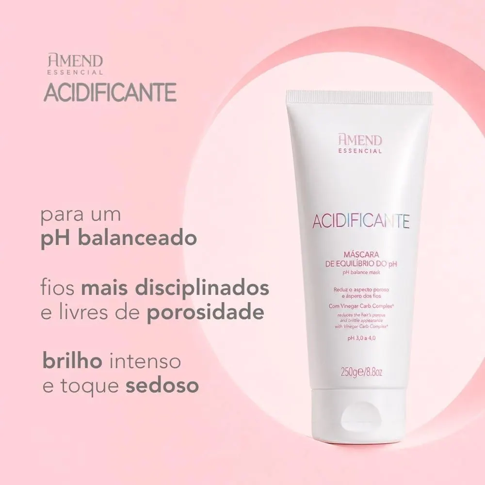 Amend Essencial Acidificante Máscara de Equilíbrio do pH 250g