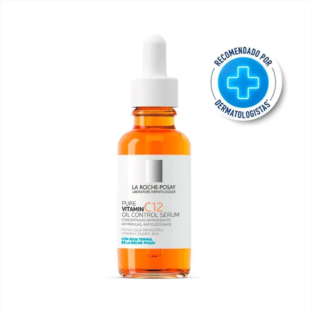 La Roche-Posay Pure Vitamin C12 Oil Control Sérum Antirrugas para Pele Oleosa 30ml