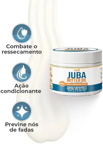 Widi Care Máscara Juba Butter Oil Umectação Intensa 300g
