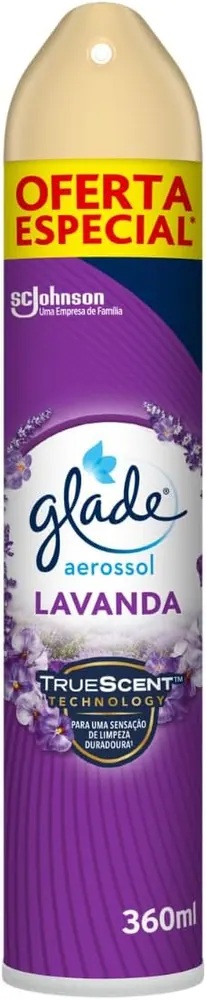 Glade Aromatizador de Ambiente Aerossol Lavanda 360ml