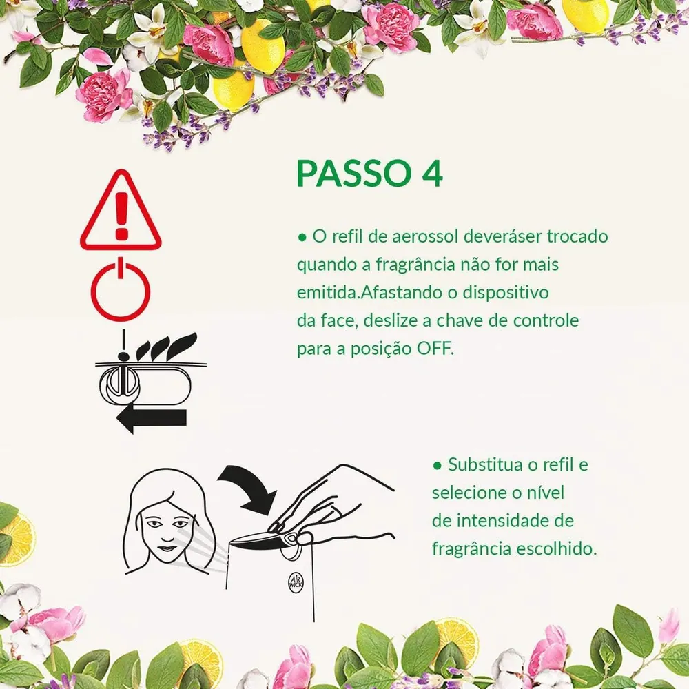 Bom Ar Freshmatic Aromatizador Automático Flor de Algodão - Aparelho + Refil 250ml