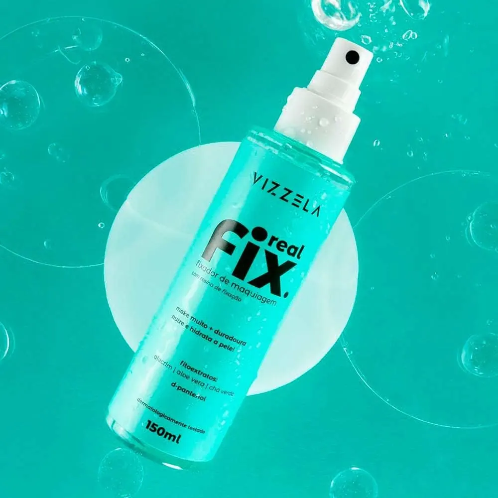 Vizzela Real Fix Fixador de Maquiagem em Spray 150ml