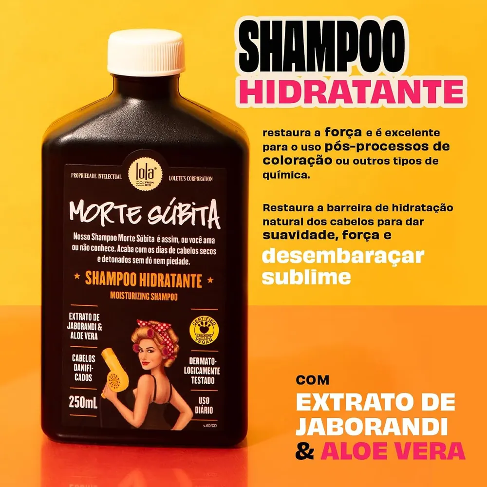Lola Cosmetics Morte Súbita Shampoo Hidratante 250ml
