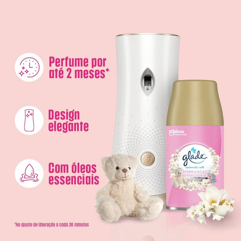 Glade Aromatizador Automático Lembranças de Infância - Aparelho + Refil 269ml