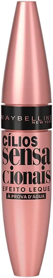 Maybelline Cílios Sensacionais Máscara de Cílios À Prova d'Água Preto Intenso 9,5ml