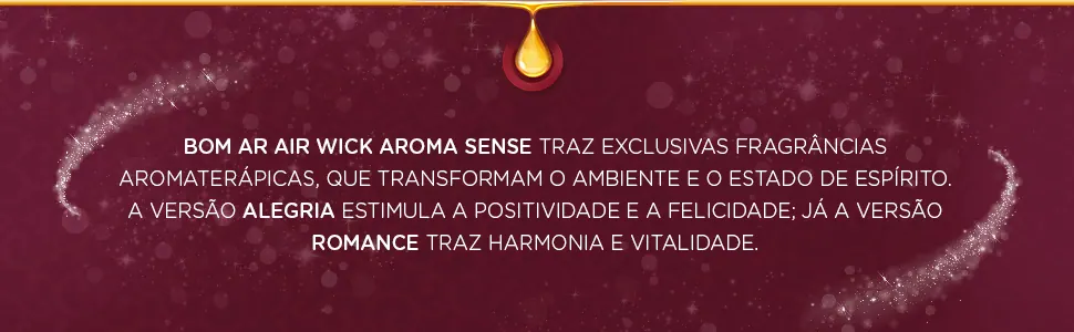 Bom Ar Aroma Sense Alegria em aerossol