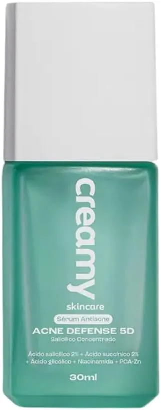 Creamy Sérum Facial Acne Defense 5D com Ácido Salicílico 2% 30ml
