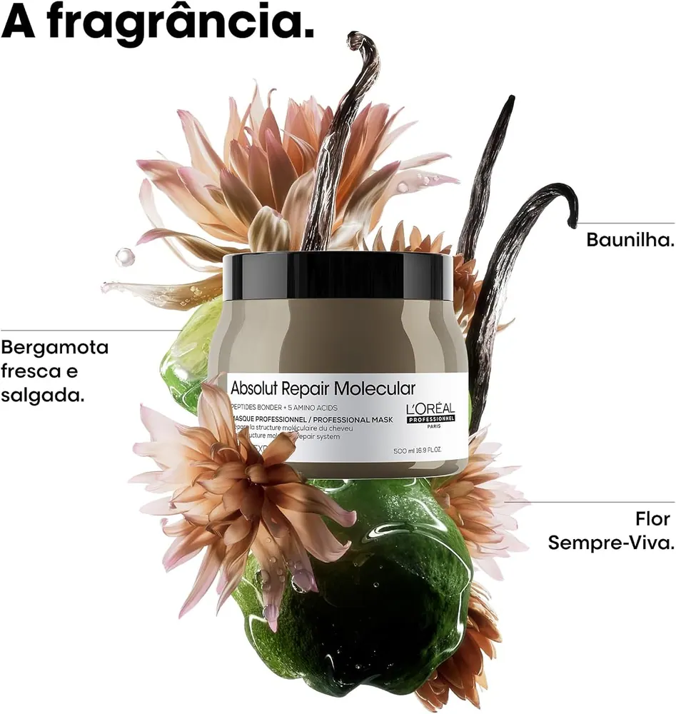 L'Oréal Professionnel Absolut Repair Molecular Máscara Capilar 500ml