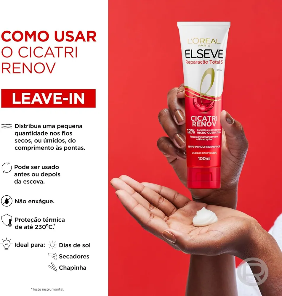 L'Oréal Paris Elseve Reparação Total 5 Cicatri Renov Leave-in 100ml