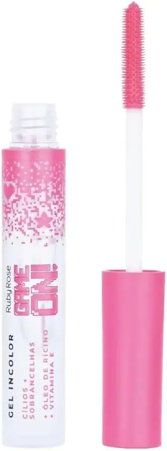 Ruby Rose Gel Incolor para Cílios e Sobrancelhas Game On HB509