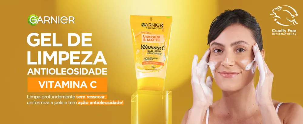Garnier Uniform & Matte Gel de Limpeza Facial - imagem 1