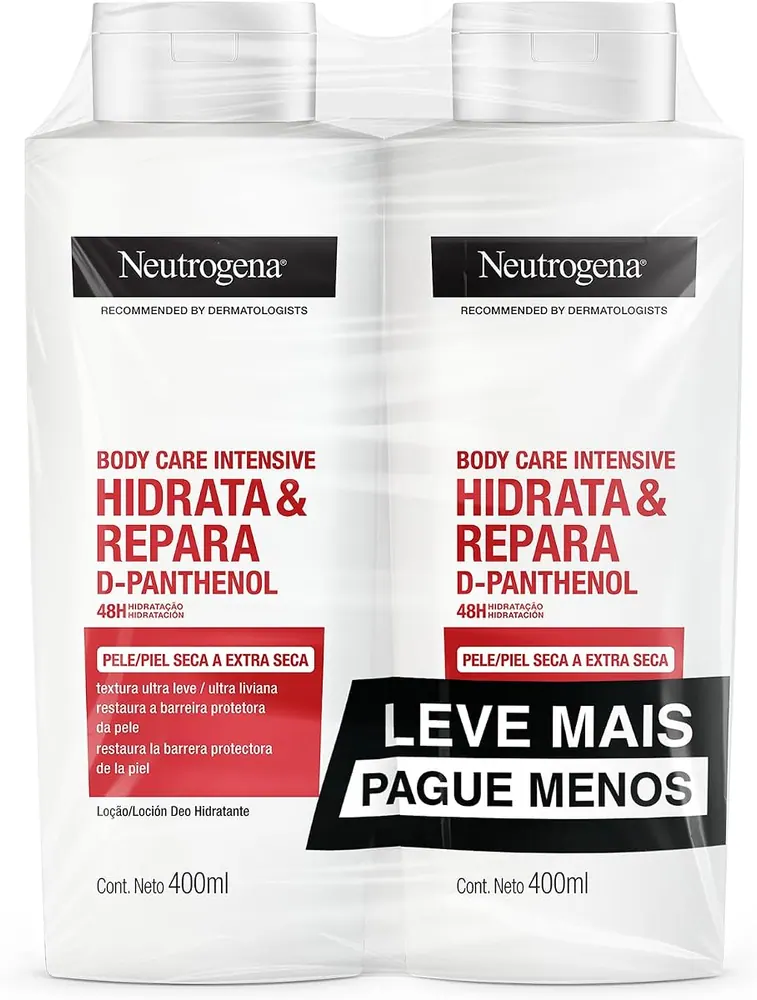 Neutrogena Hidrata&Repara Creme Hidratante Corporal - Kit 2 x 400ml