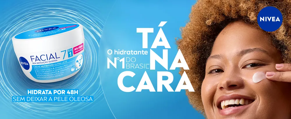 NIVEA Facial 7 em 1 Nutritivo: hidrata por 48h sem deixar a pele oleosa