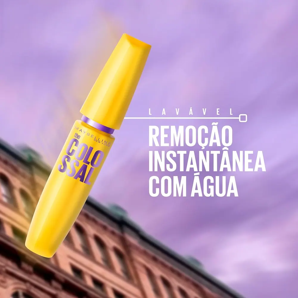 Maybelline The Colossal Volum' Express Máscara de Cílios Lavável Preto 8ml