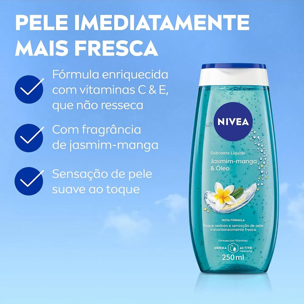 NIVEA Sabonete Líquido Frangipani & Oil 250ml