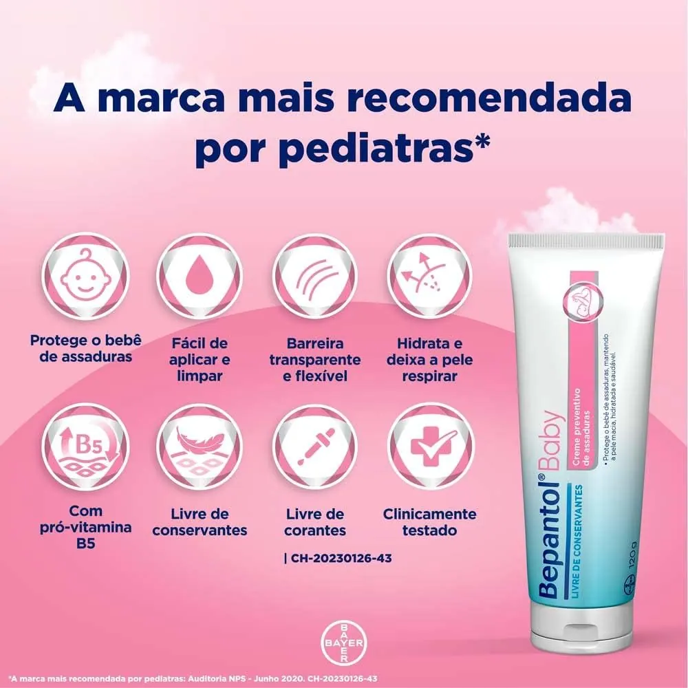 Bepantol Baby Creme Preventivo de Assaduras 30g