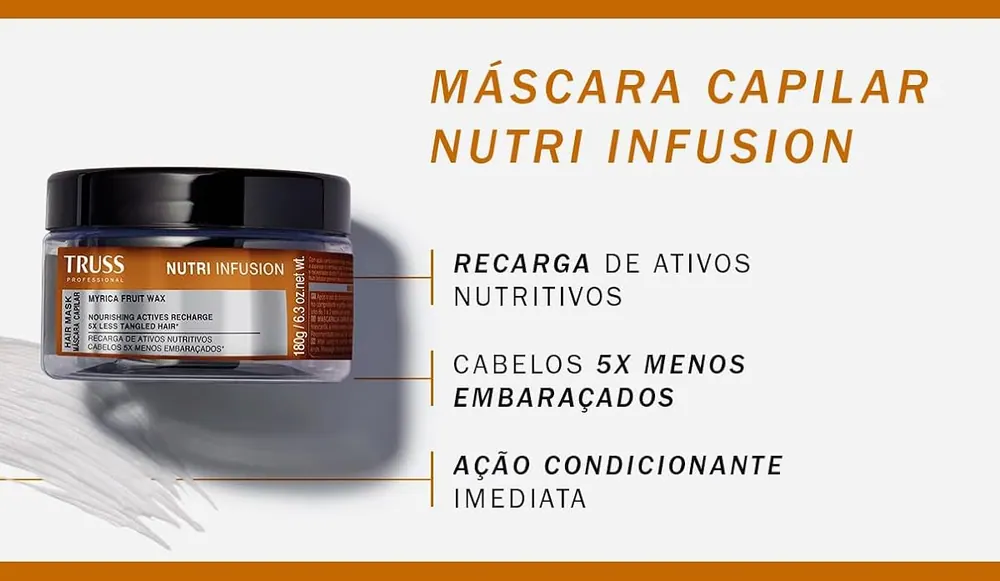Truss Nutri Infusion Máscara Capilar 180g