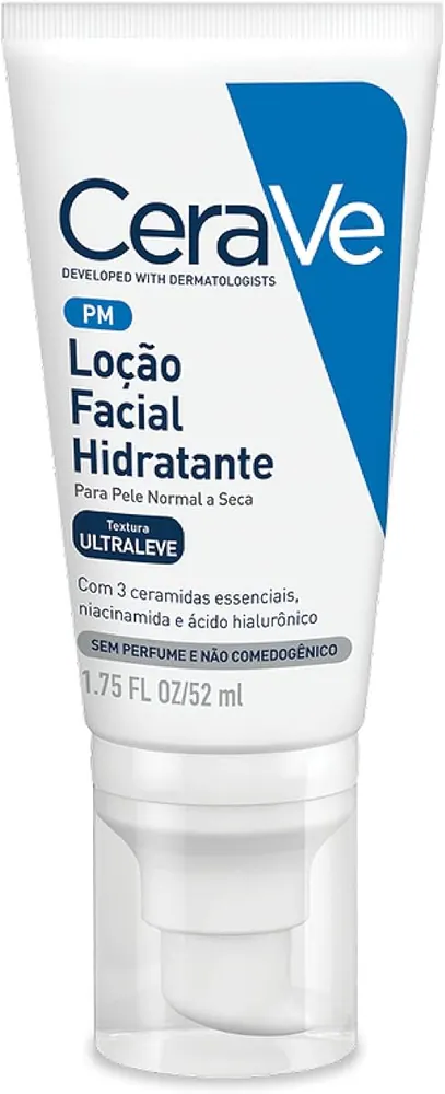 CeraVe Loção Facial Hidratante PM com Ceramidas 52ml