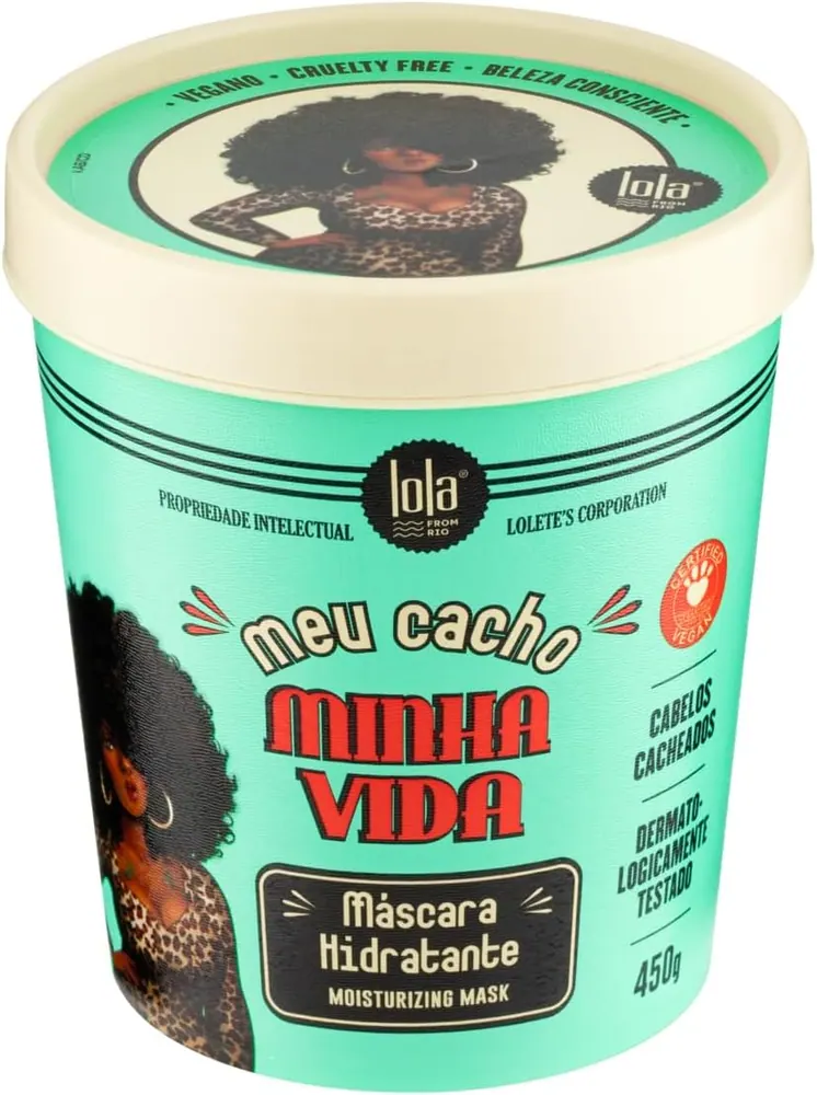 Lola Cosmetics Meu Cacho Minha Vida Máscara de Hidratação 450g