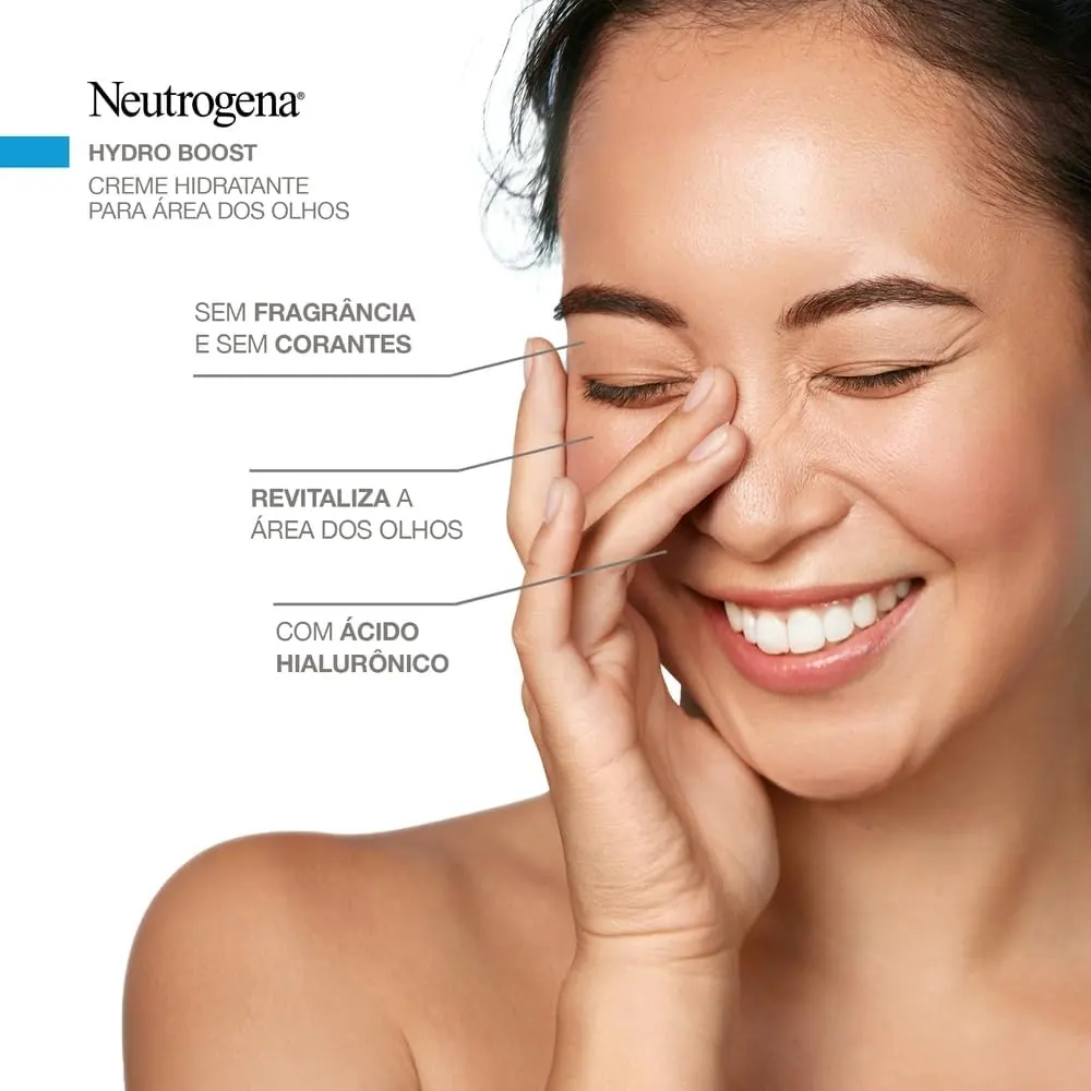 Neutrogena Hydro Boost Creme para Olhos com Ácido Hialurônico 15g