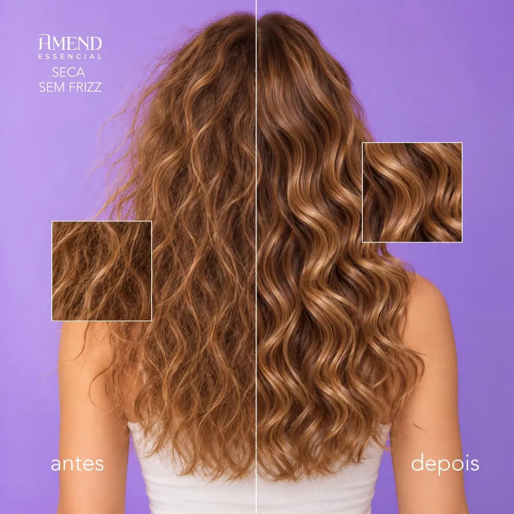 Amend Essencial Seca Sem Frizz Leave-In Finalizador 180ml