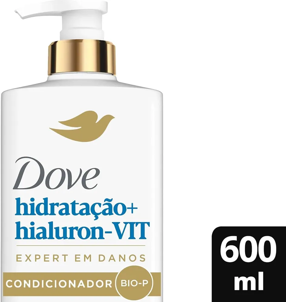 Dove Condicionador Hidratação + Hialuron-Vit 600ml Pump