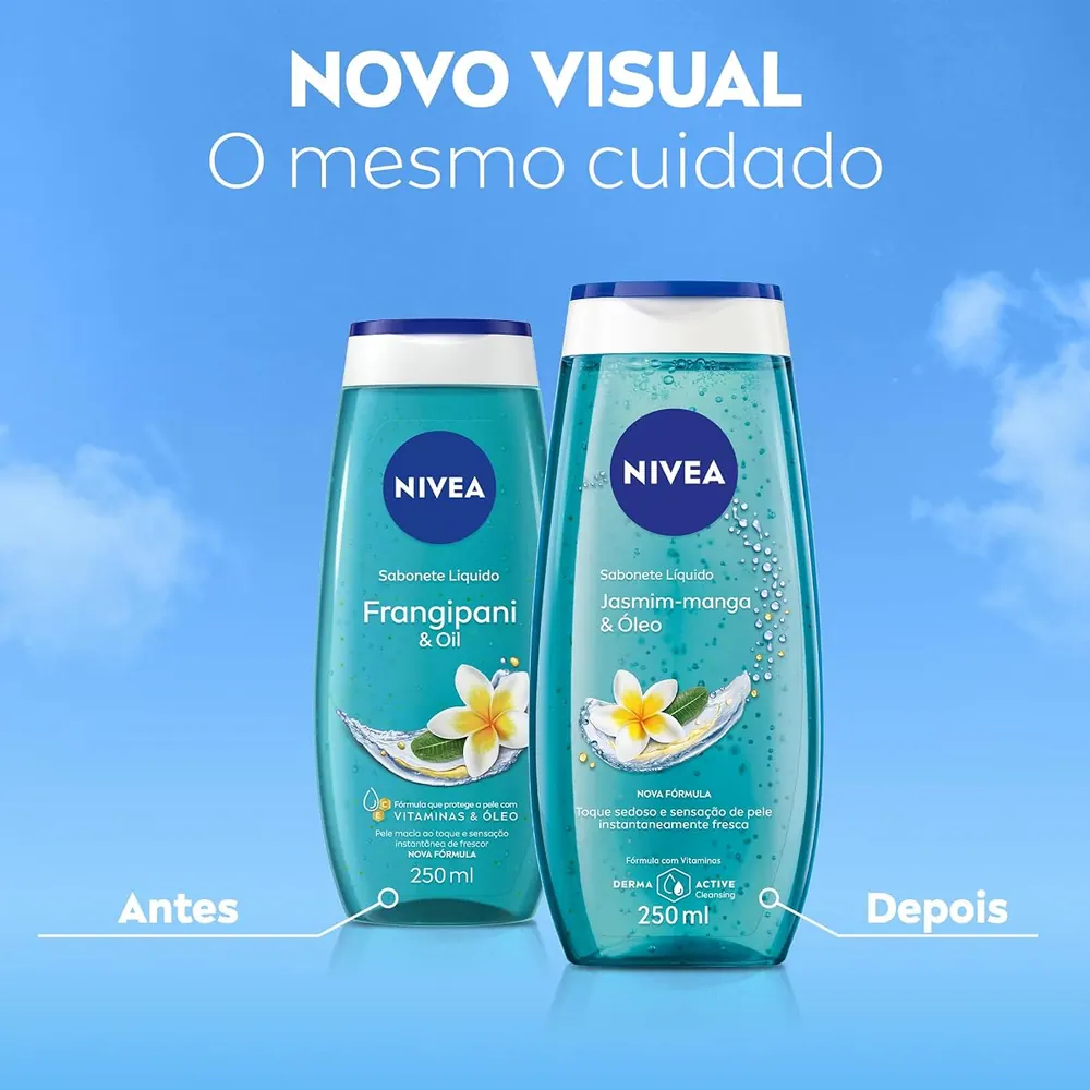 NIVEA Sabonete Líquido Frangipani & Oil 250ml