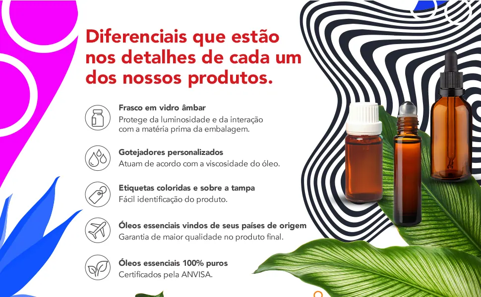 Detalhes do óleo essencial Phytoterápica