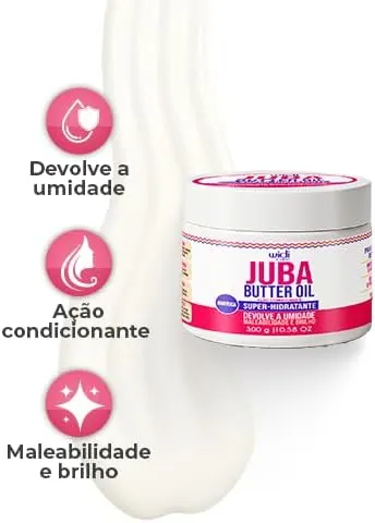 Widi Care Máscara Juba Butter Oil Super Hidratante 300g