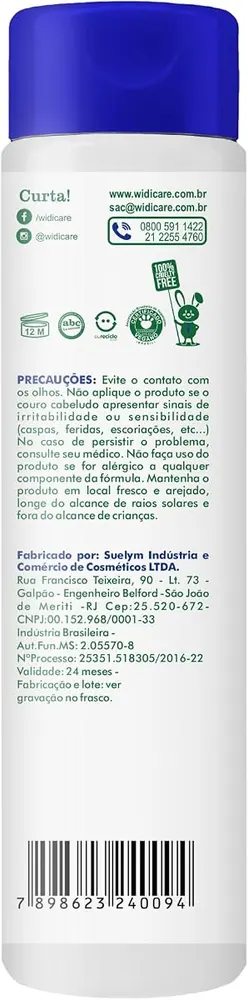 Widi Care Shampoo Nutritivo Sete Óleos 300ml