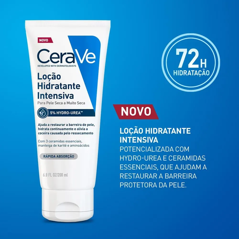 CeraVe Loção Hidratante Intensiva com Ureia Sem Perfume 200ml