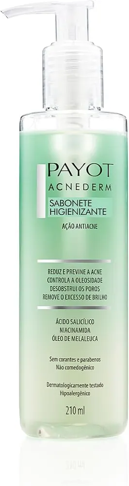Payot Acnederm Sabonete Higienizante Facial 210ml